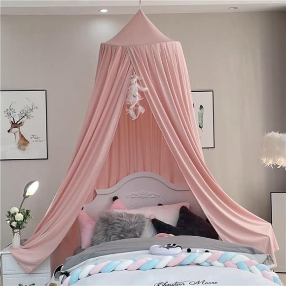 Canopy for Kids Bed,Extra Large Canopy for Girls Room Decoration Princess Castle - Picture 3 of 8